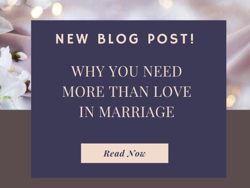 I stand at the beginning of&nbsp;marriage…